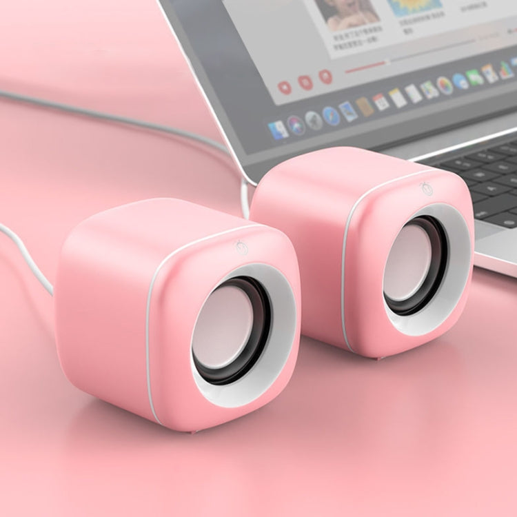 A1 USB Wire-controlled 9D Subwoofer Sound Mini Wired Speaker, Premium Version