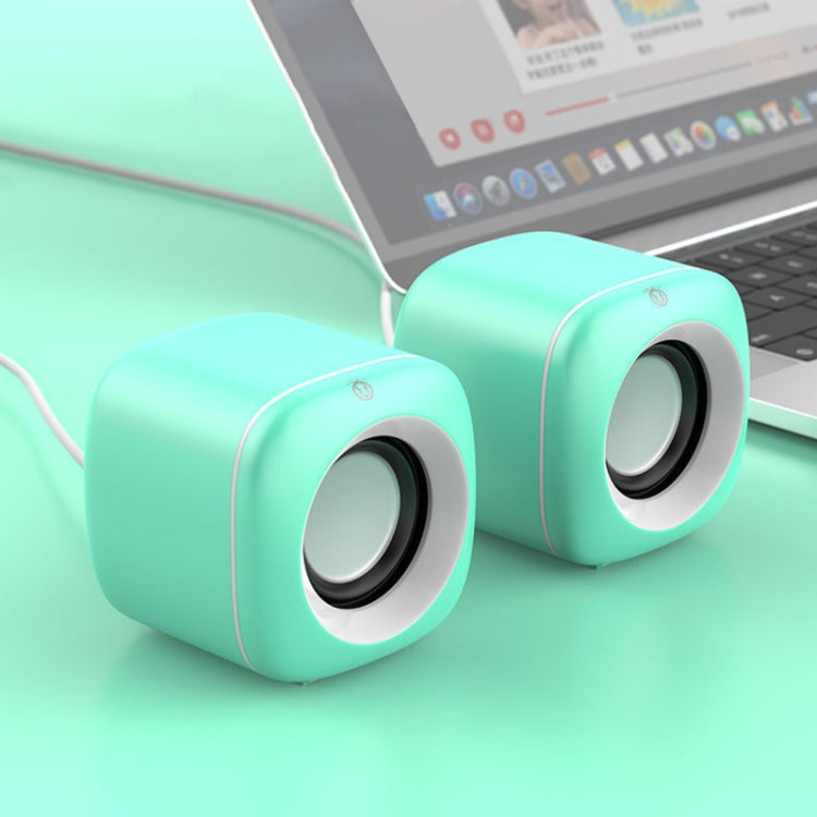 A1 USB Wire-controlled 9D Subwoofer Sound Mini Wired Speaker, Premium Version