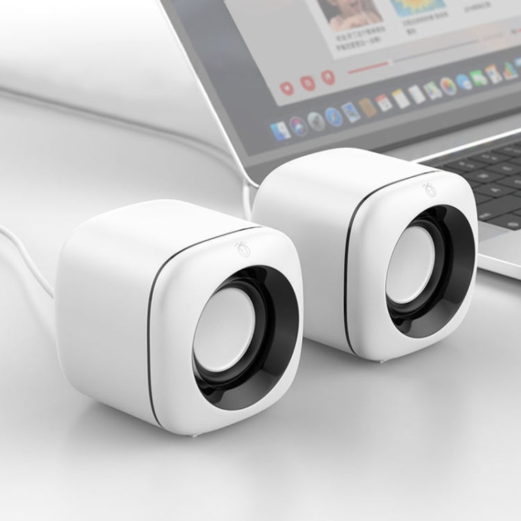 A1 USB Wire-controlled 9D Subwoofer Sound Mini Wired Speaker, Premium Version