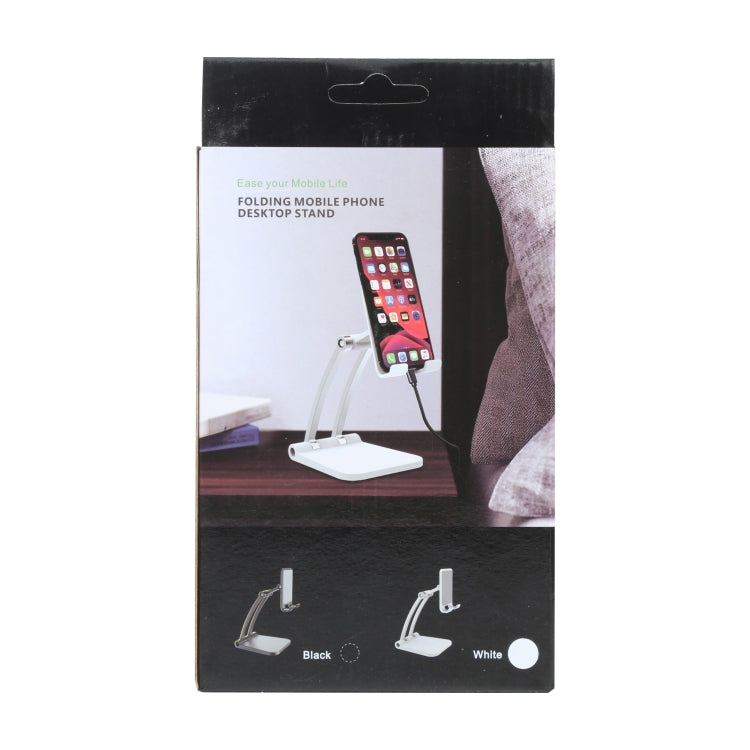A18 Universal Aluminum Alloy Two-section Folding Mobile Phone Tablet Holder