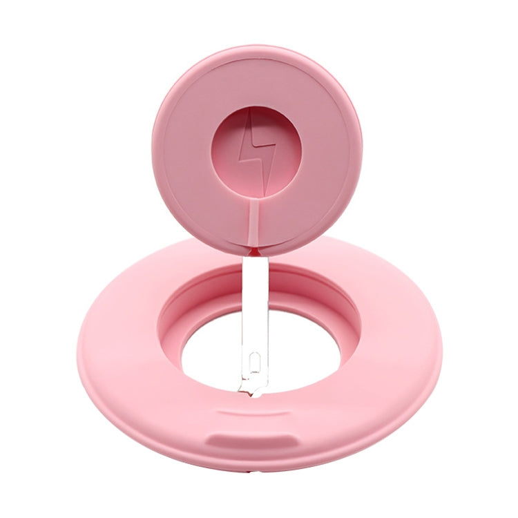 2 in 1 Silicone Desktop Wireless Charger Telescopic Stand For iPhone / Watch Wireless Charger