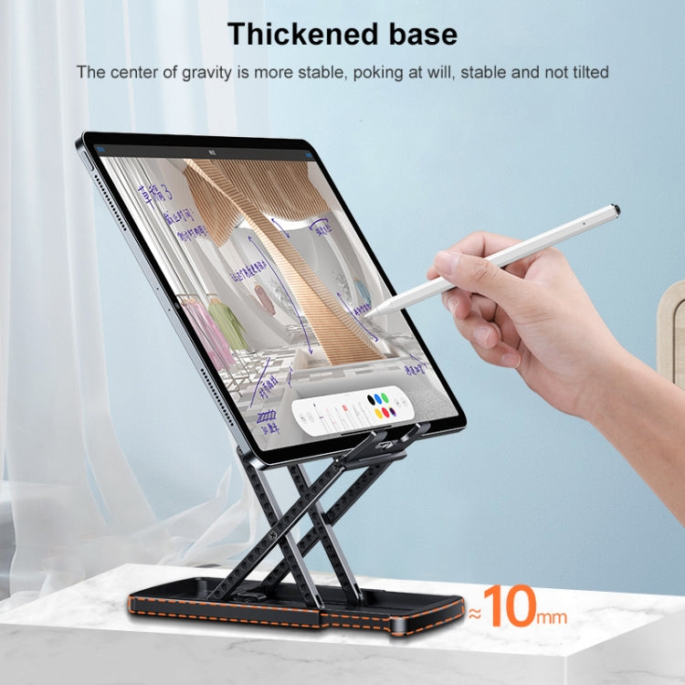 Foldable Mobile Phone Tablet Holder Stand (White)