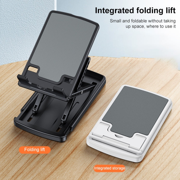 Foldable Mobile Phone Tablet Holder Stand (White)