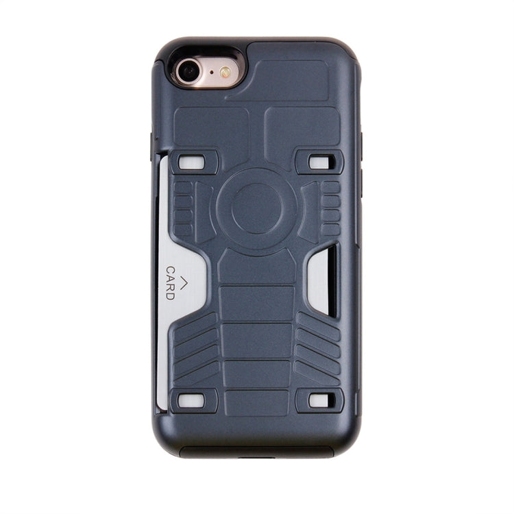 For  iPhone 8 & 7  Boxing Champion Gold Belt Shock-Resistant  TPU + PC Combination Case with Card Slot