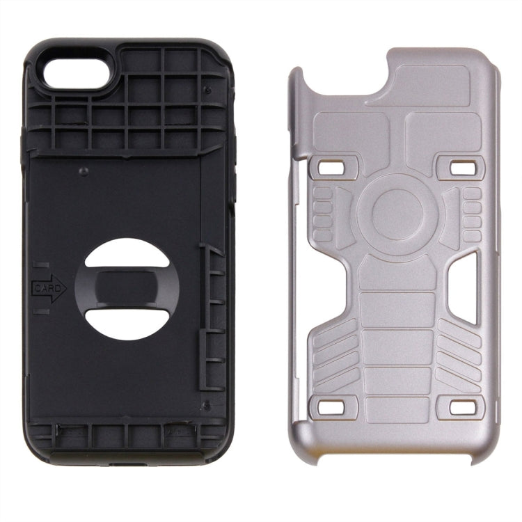 For  iPhone 8 & 7  Boxing Champion Gold Belt Shock-Resistant  TPU + PC Combination Case with Card Slot