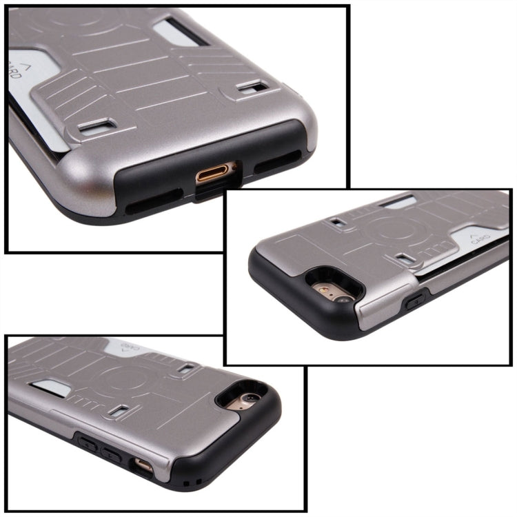 For  iPhone 8 & 7  Boxing Champion Gold Belt Shock-Resistant  TPU + PC Combination Case with Card Slot