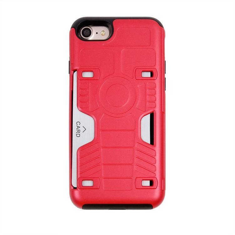 For  iPhone 8 & 7  Boxing Champion Gold Belt Shock-Resistant  TPU + PC Combination Case with Card Slot