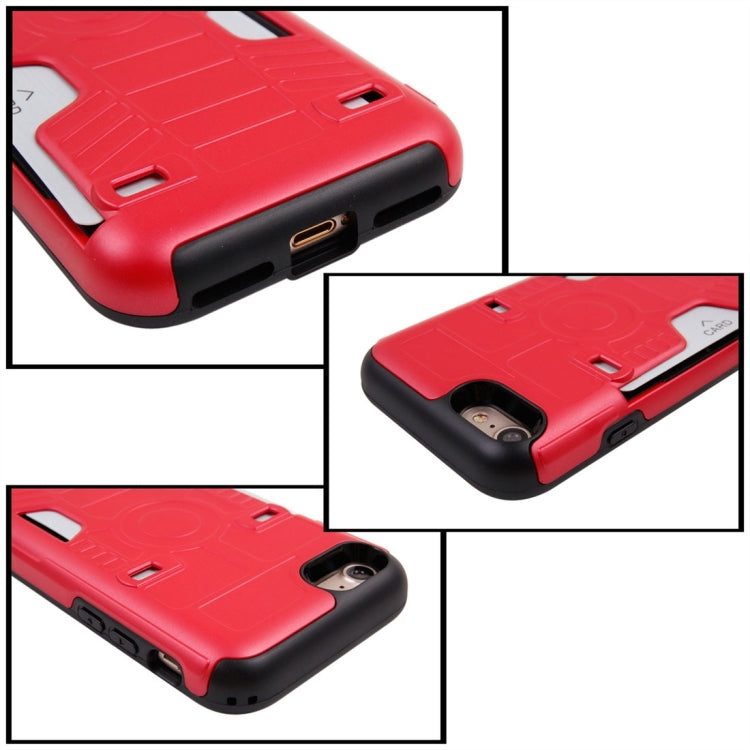 For  iPhone 8 & 7  Boxing Champion Gold Belt Shock-Resistant  TPU + PC Combination Case with Card Slot