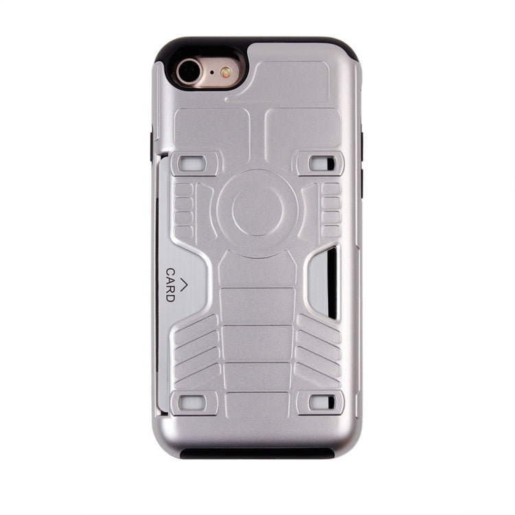 For  iPhone 8 & 7  Boxing Champion Gold Belt Shock-Resistant  TPU + PC Combination Case with Card Slot