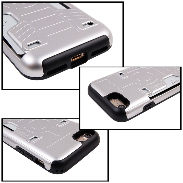 For  iPhone 8 & 7  Boxing Champion Gold Belt Shock-Resistant  TPU + PC Combination Case with Card Slot