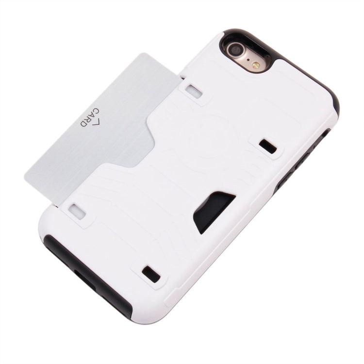 For  iPhone 8 & 7  Boxing Champion Gold Belt Shock-Resistant  TPU + PC Combination Case with Card Slot