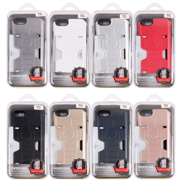 For  iPhone 8 & 7  Boxing Champion Gold Belt Shock-Resistant  TPU + PC Combination Case with Card Slot