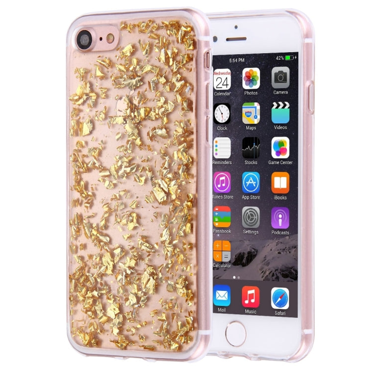 For  iPhone 8 & 7  Scattered Platinum Pattern TPU Protective Case
