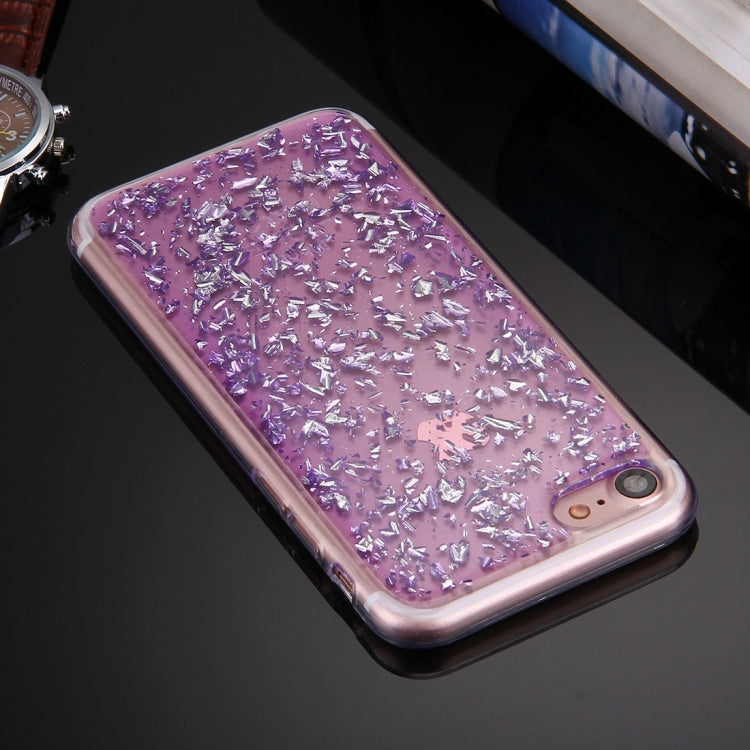 For  iPhone 8 & 7  Scattered Platinum Pattern TPU Protective Case