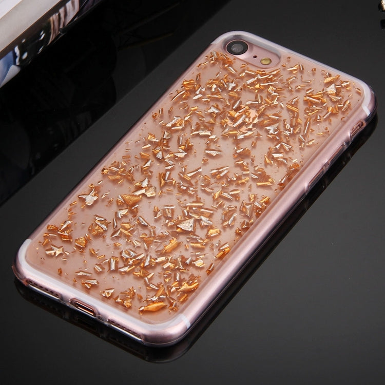 For  iPhone 8 & 7  Scattered Platinum Pattern TPU Protective Case