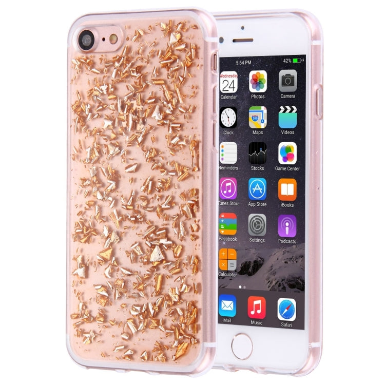 For  iPhone 8 & 7  Scattered Platinum Pattern TPU Protective Case