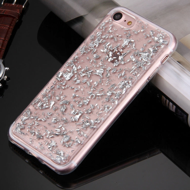 For  iPhone 8 & 7  Scattered Platinum Pattern TPU Protective Case
