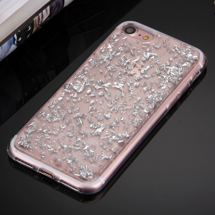 For  iPhone 8 & 7  Scattered Platinum Pattern TPU Protective Case