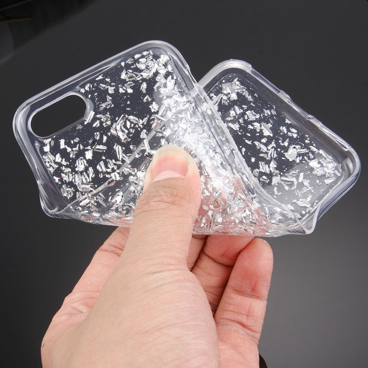 For  iPhone 8 & 7  Scattered Platinum Pattern TPU Protective Case