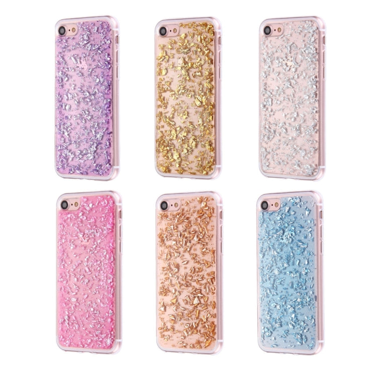 For  iPhone 8 & 7  Scattered Platinum Pattern TPU Protective Case