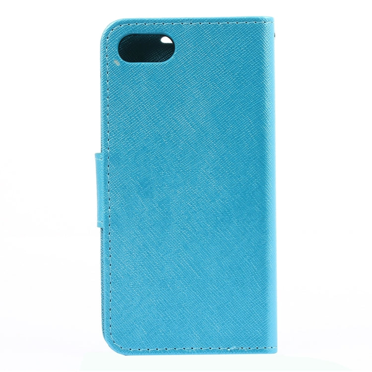 For  iPhone 8 & 7  Cross Texture Horizontal Flip Leather Case with Holder & Card Slots & Wallet