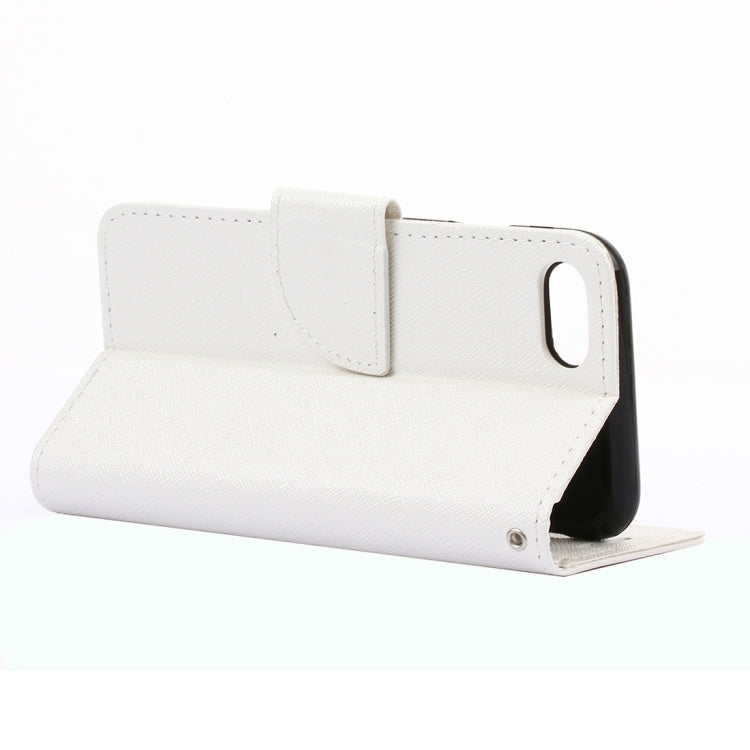 For  iPhone 8 & 7  Cross Texture Horizontal Flip Leather Case with Holder & Card Slots & Wallet