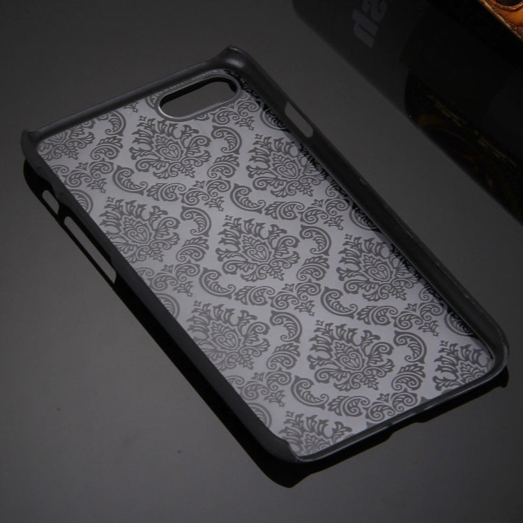 For  iPhone 8 & 7  Embossed Flowers Pattern Plastic Protective Case
