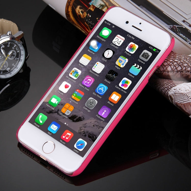 For  iPhone 8 & 7  Embossed Flowers Pattern Plastic Protective Case