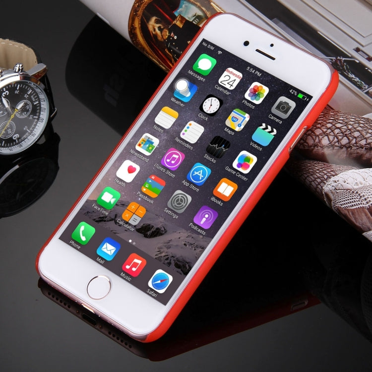 For  iPhone 8 & 7  Embossed Flowers Pattern Plastic Protective Case