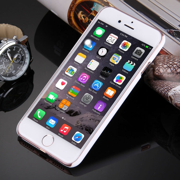 For  iPhone 8 & 7  Embossed Flowers Pattern Plastic Protective Case