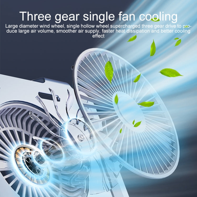 R-JUST HZ25 3.5W Aluminum Alloy Large Turbo Desktop Fan Cooling Laptop Stand