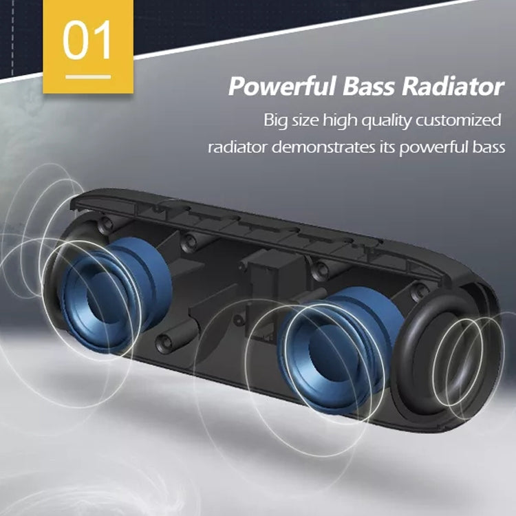 EBS-506 Portable Outdoor Waterproof Mini Subwoofer Wireless Bluetooth Speaker