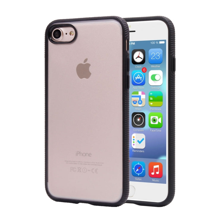 For  iPhone 8 & 7  Frosted Anti-collision 3 in 1 Material D3OTPU + PC Protective Case