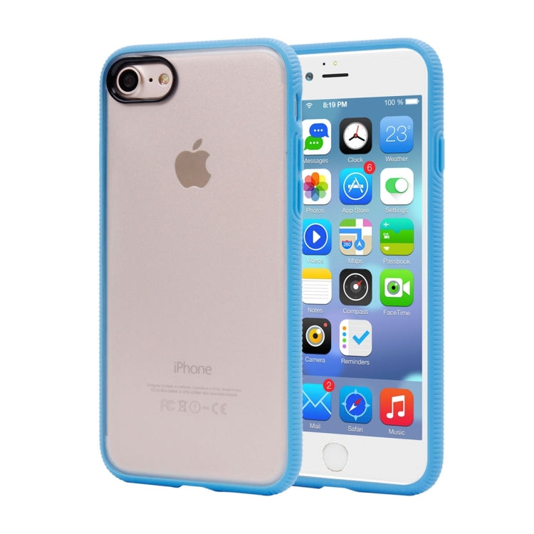 For  iPhone 8 & 7  Frosted Anti-collision 3 in 1 Material D3OTPU + PC Protective Case