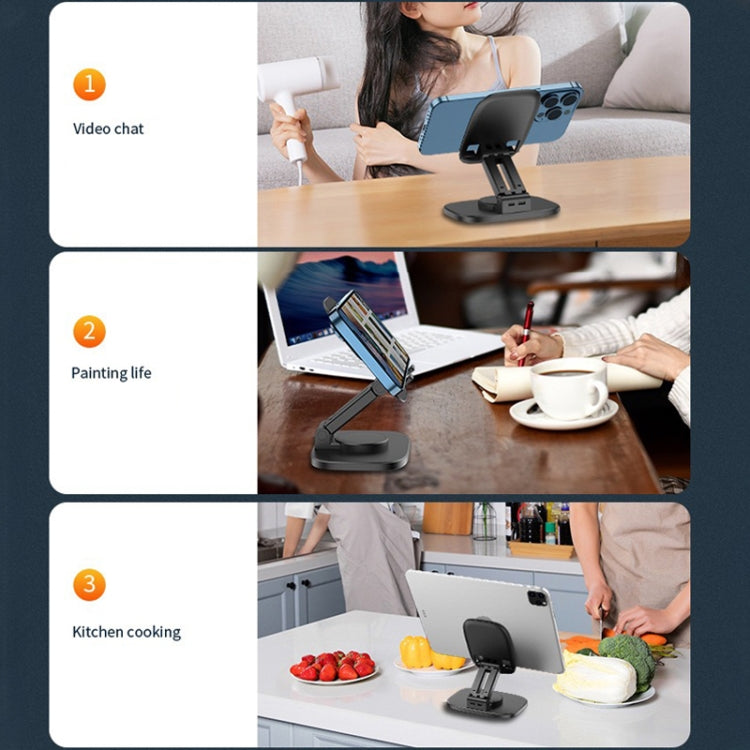 FD5 B028 Foldable Rotating Desktop Phone Tablet Holder