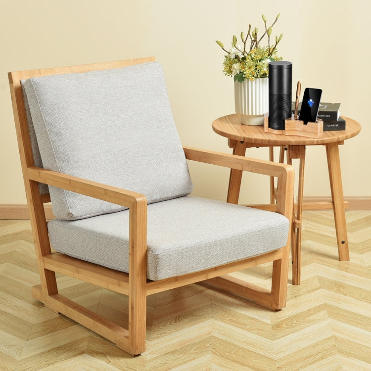 Multi-function Wooden Desk Stand Holder, for Mobile Phone / Speaker / Pen / Card