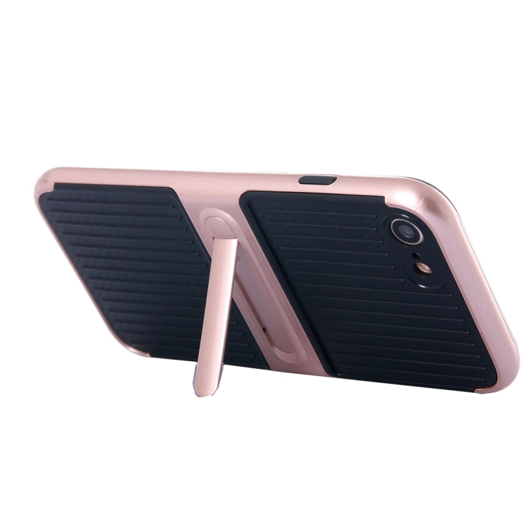 For  iPhone 8 & 7  Shockproof TPU + PC Protective Case with Holder