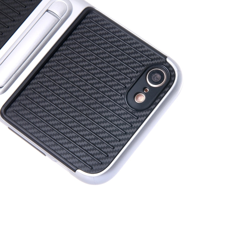 For  iPhone 8 & 7  Shockproof TPU + PC Protective Case with Holder