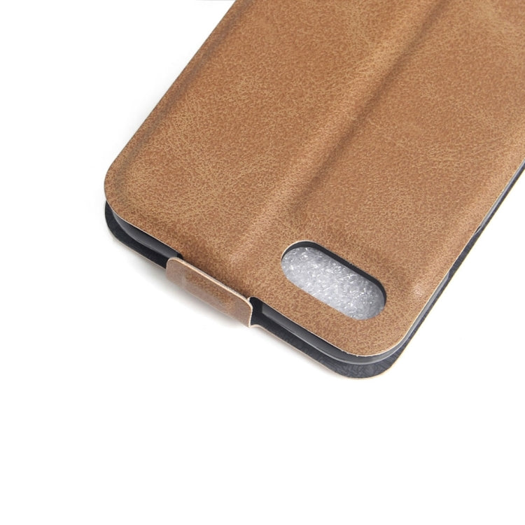 For  iPhone 8 & 7  Vertical Flip Leather Case with Card Slot & Photo Frame