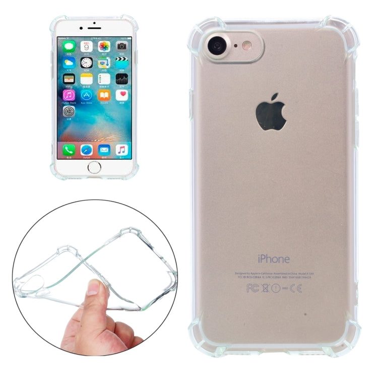 For  iPhone 8 & 7  Shock-resistant Cushion TPU Protective Case