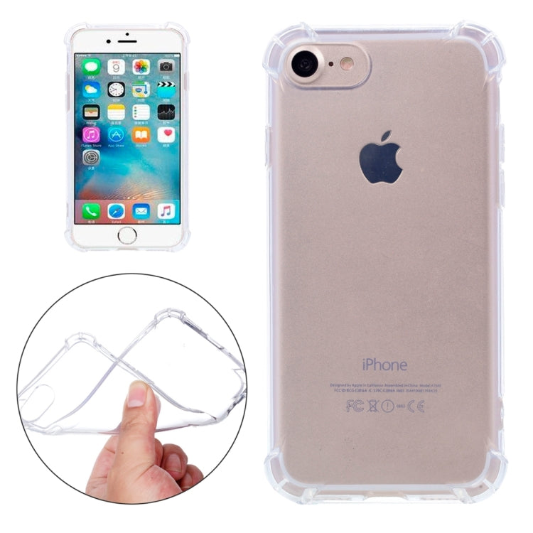 For  iPhone 8 & 7  Shock-resistant Cushion TPU Protective Case