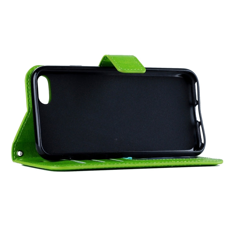For  iPhone 8 & 7  Crazy Horse Texture Horizontal Flip Leather Case with Magnetic Buckle & Holder & Card Slots & Wallet & Photo Frame