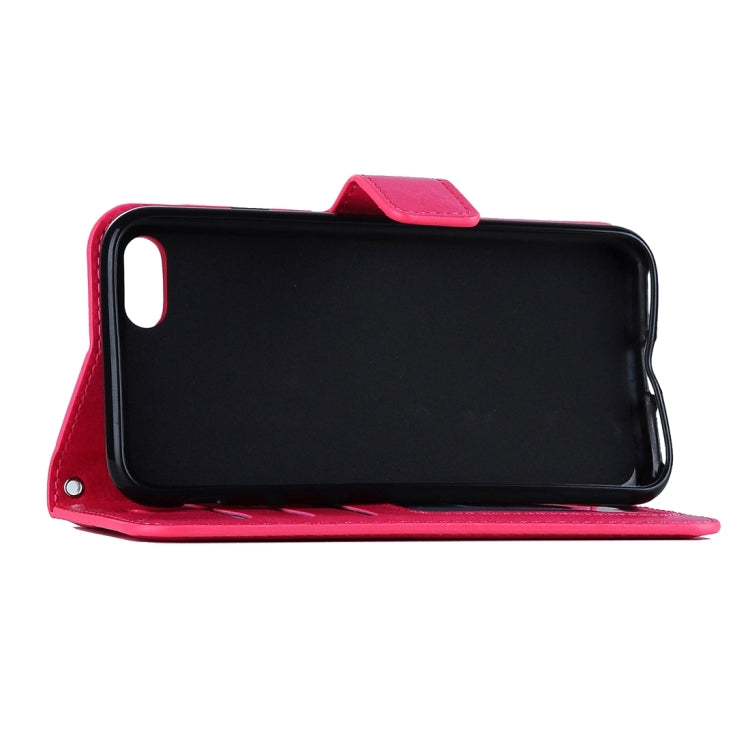 For  iPhone 8 & 7  Crazy Horse Texture Horizontal Flip Leather Case with Magnetic Buckle & Holder & Card Slots & Wallet & Photo Frame