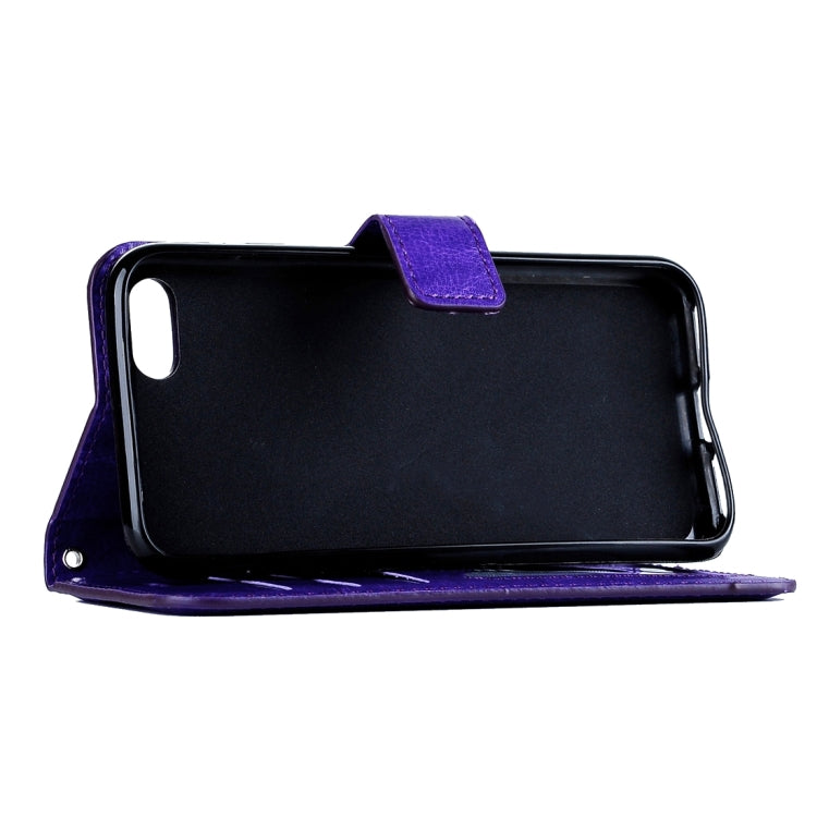 For  iPhone 8 & 7  Crazy Horse Texture Horizontal Flip Leather Case with Magnetic Buckle & Holder & Card Slots & Wallet & Photo Frame