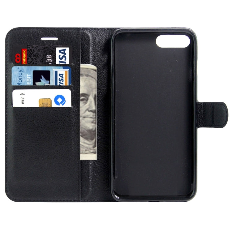 For  iPhone 8 & 7  Litchi Texture Horizontal Flip Leather Case with Magnetic Buckle & Holder & Card Slots & Wallet