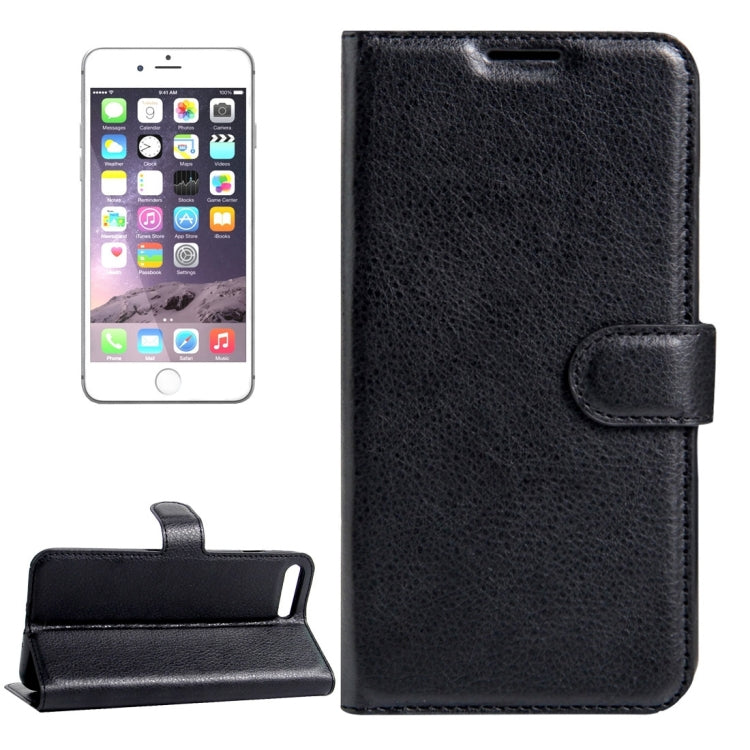 For  iPhone 8 & 7  Litchi Texture Horizontal Flip Leather Case with Magnetic Buckle & Holder & Card Slots & Wallet