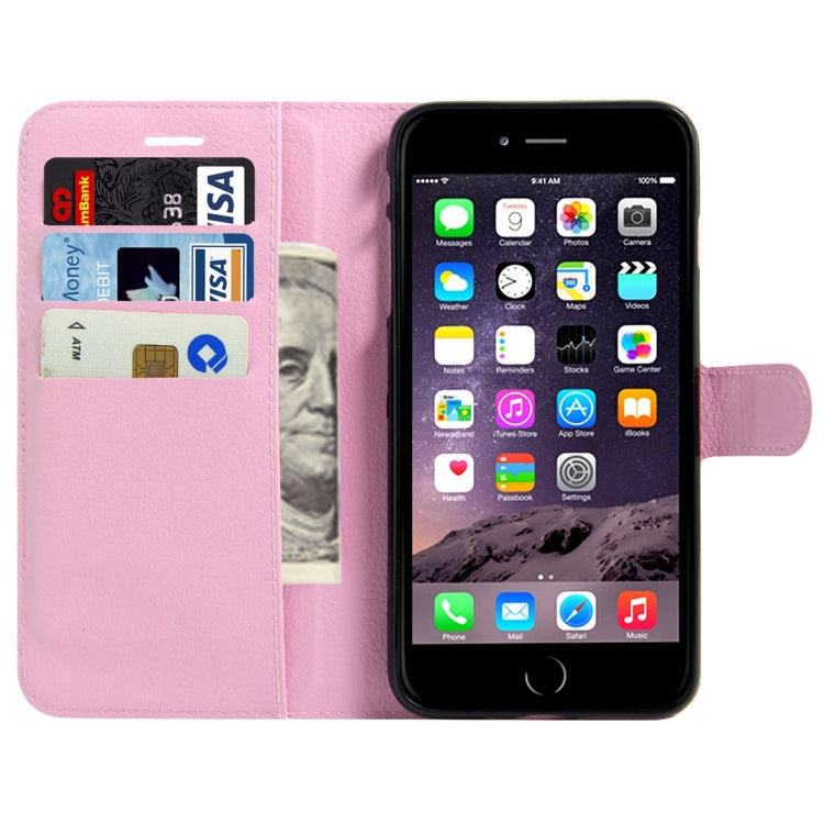 For  iPhone 8 & 7  Litchi Texture Horizontal Flip Leather Case with Magnetic Buckle & Holder & Card Slots & Wallet
