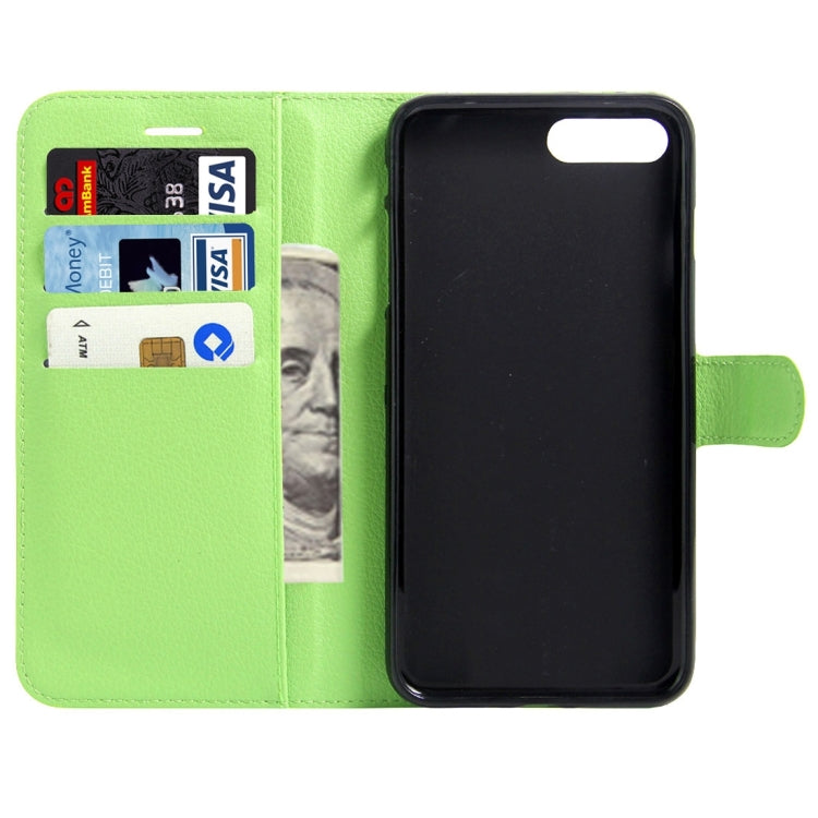For  iPhone 8 & 7  Litchi Texture Horizontal Flip Leather Case with Magnetic Buckle & Holder & Card Slots & Wallet