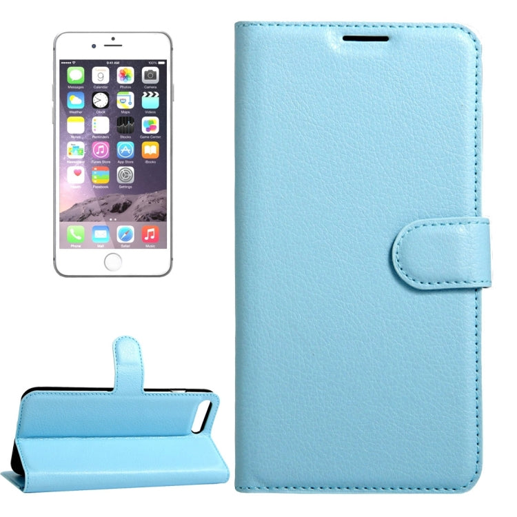 For  iPhone 8 & 7  Litchi Texture Horizontal Flip Leather Case with Magnetic Buckle & Holder & Card Slots & Wallet
