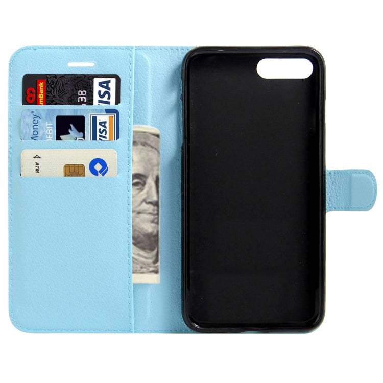 For  iPhone 8 & 7  Litchi Texture Horizontal Flip Leather Case with Magnetic Buckle & Holder & Card Slots & Wallet